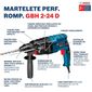 Martelete 3 Funções SDS PLUS 820W 220V GBH 2-24 D Bosch Martelete 3 Funções SDS PLUS 820W 220V GBH 2-24 D Bosch