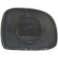 Lente Retrovisor Esquerdo GM S10 Blazer 1996 A 2010 Silverado 1997 A 2001