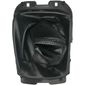 Kit Coifa Alavanca Câmbio Ford Ka 2015 a 2021 Ecosport 2013 a 2021 Aro Cromado C/Lente Preta
