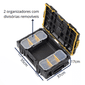Organizador Pequeno 55x37x17cm DeWalt Toughsystem