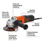 Esmerilhadeira Angular 4.1/2 650w G650 - Black E Decker
