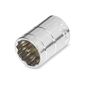 Soquete Estriado 6mm Encaixe 3/8" 405,0002 Noll