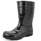 Bota PVC Preta Cano 28cm Sem Forro Tamanho 40 Cartom -