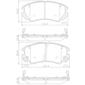 Pastilha Dianteira Chery Tiggo 7 Pro 2021 em diante Pastilha Dianteira Chery Tiggo 7 Pro 2021 em diante