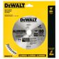 Lâmina de Serra Esquadria Alumínio/Madeira 10" C/80 Dentes DWA03210 DeWalt