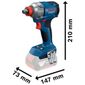 Combo Furadeira/Parafusadeira 18V+Chave Impacto 18V Bosch
