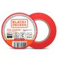 Fita Isolante Black+Decker Vermelha 18mm x 10m