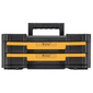 Organizador TSTAK N°4 DeWalt DWST17804 Duas Gavetas Rasas