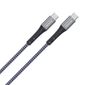 Cabo USB-C para USB-C 2.0 Revestimento Kevlar 2m Geonav