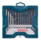 Jogo Brocas Concreto, Metal e Madeira Bosch Mini X-line com 15 pçs Jogo Brocas Concreto, Metal e Madeira Bosch Mini X-line com 15 pçs