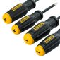 JOGO DE CHAVES DE FENDA TOUGHSERIES 4 PEÇAS DEWALT