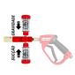 Canhão De Espuma Gravity Snow Foam Engate Rápido 1/4 SGT