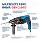 Martelo Perfurador Rompedor Bosch GBH 2-24 D 820W com Maleta Martelo Perfurador Rompedor Bosch GBH 2-24 D 820W com Maleta