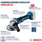 Combo Multicortadora + Esmerilhadeira Bosch Com 2 Baterias 18v 4ah e Carregador