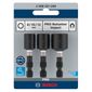 Jogo Soquetes Magnéticos Bosch PRO Impact 8, 10 e 13mm