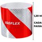 Par Faixa Refletiva Para-Choque Caminhão 1,20mx10cm Isoflex