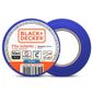 Fita Isolante Black+Decker Azul 18mm x 10m