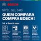 Nível Laser Vermelho Bosch GLL 3-80 80m 360º