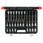 Jogo de Soquetes Multidentada M5-M16 1/2" 26 peças GR68003026