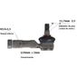 Terminal Direcão Esquerdo Megane Scenic 1996/1999 Clio 1991/1999