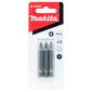 Jogo Ponteira/Bits Phillips PH2 50mm 3pçs B-25220 Makita Jogo Ponteira/Bits Phillips PH2 50mm 3pçs B-25220 Makita