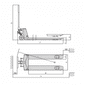 Transpalete Hidráulico 3000Kg Roda Nylon TP3200E Bovenau