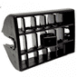 Difusor Ar VW Gol/Parati/Saveiro/Voyage 1988 a 1995 Preto Central/Lateral