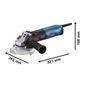 Esmerilhadeira Bosch GWS 17-125 S 5" 1700W 220V Com Controle Velocidade Esmerilhadeira Bosch GWS 17-125 S 5" 1700W 220V Com Controle Velocidade