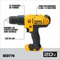 Combo DeWalt DCK222D2T-BR Parafusadeira/Furadeira Impacto + Parafusadeira Impacto 20V Combo DeWalt DCK222D2T-BR Parafusadeira/Furadeira Impacto + Parafusadeira Impacto 20V