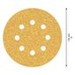 Disco Lixa Com Velcro Bosch 5" (125mm) 8 Furos Grão 40 2608900908