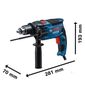 Furadeira Impacto 1/2 850W 220V Com Maleta GSB 16 RE Bosch
