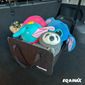 Bolsa Organizadora Porta Malas Com Alça Eqmax Preta Nylon