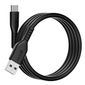 Cabo USB-A para USB-C 2.0 1,5m Preto Geonav