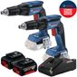 Combo Parafusadeira Drywall Bosch Com 2 Baterias 18v 4ah e Carregador