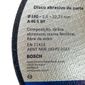 Disco de Corte Bosch Standard para Metal 7" (180mm)