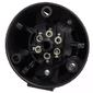 Tomada Completa 6 Polos (Nylon) 12v/24v  Conector+Tomada  Engate Carretinha - Reboque