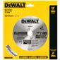 Lâmina de Serra Esquadria e Circular DeWalt DWA03220 Corte em Alumínio/Madeira 10" Com 100 Dentes