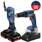 Combo Parafusadeira Drywall + Multicortadora Bosch Com 2 Baterias 18v 4ah e Carregador