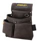 Porta Ferramentas Stanley em Couro Com 4 Bolsos Porta Ferramentas Stanley em Couro Com 4 Bolsos