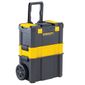 Caixa Carro Plástico 3 em 1 Com Rodas Stanley Essencial STST18631 Caixa Carro Plástico 3 em 1 Com Rodas Stanley Essencial STST18631