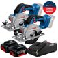 Combo Serra Circular Bosch Com 2 Baterias 18v 4ah e Carregador