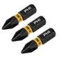 Ponteira Bits Phillips Flextorq PH1x25mm Cartela 3pçs