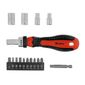 Jogo Chave com Bits e Soquetes 1/4" Reversível 16pçs MTX Jogo Chave com Bits e Soquetes 1/4" Reversível 16pçs MTX