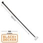 Abraçadeira Nylon 2,5x150mm Preta c/100pçs BLACK+DECKER®