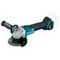 Kit Esmerilhadeira Angular Makita 5" 18V + 1 Bateria 3Ah e Carregador 127V/220V +  Aspirador de Pó Portátil DCL180Z