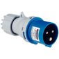 Plugue Industrial Móvel 2P+T 16A 220V 6H IP44 Tramontina 56255/030