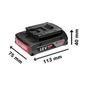 Kit 2 Baterias GBA 18V 2Ah + Carregador Bosch GAL18V-20 Bivolt