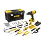 Kit Parafusadeira e Furadeira Stanley 1/2" com 119 Acessórios