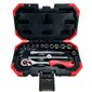 Jogo de Soquetes Sextavados Gedore RED 4 a 13mm Encaixe 1/4" 16 peças