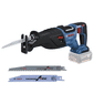 Combo Aspirador de Pó + Serra sabre Com 2 Baterias e carregador 18v 4Ah Bosch